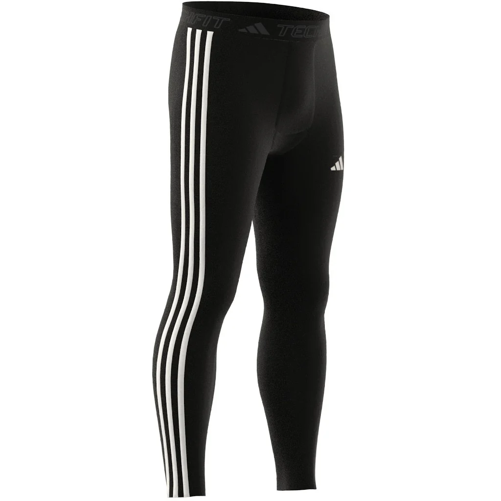Techfit 3-Stripes Training Long Tights - Image 4