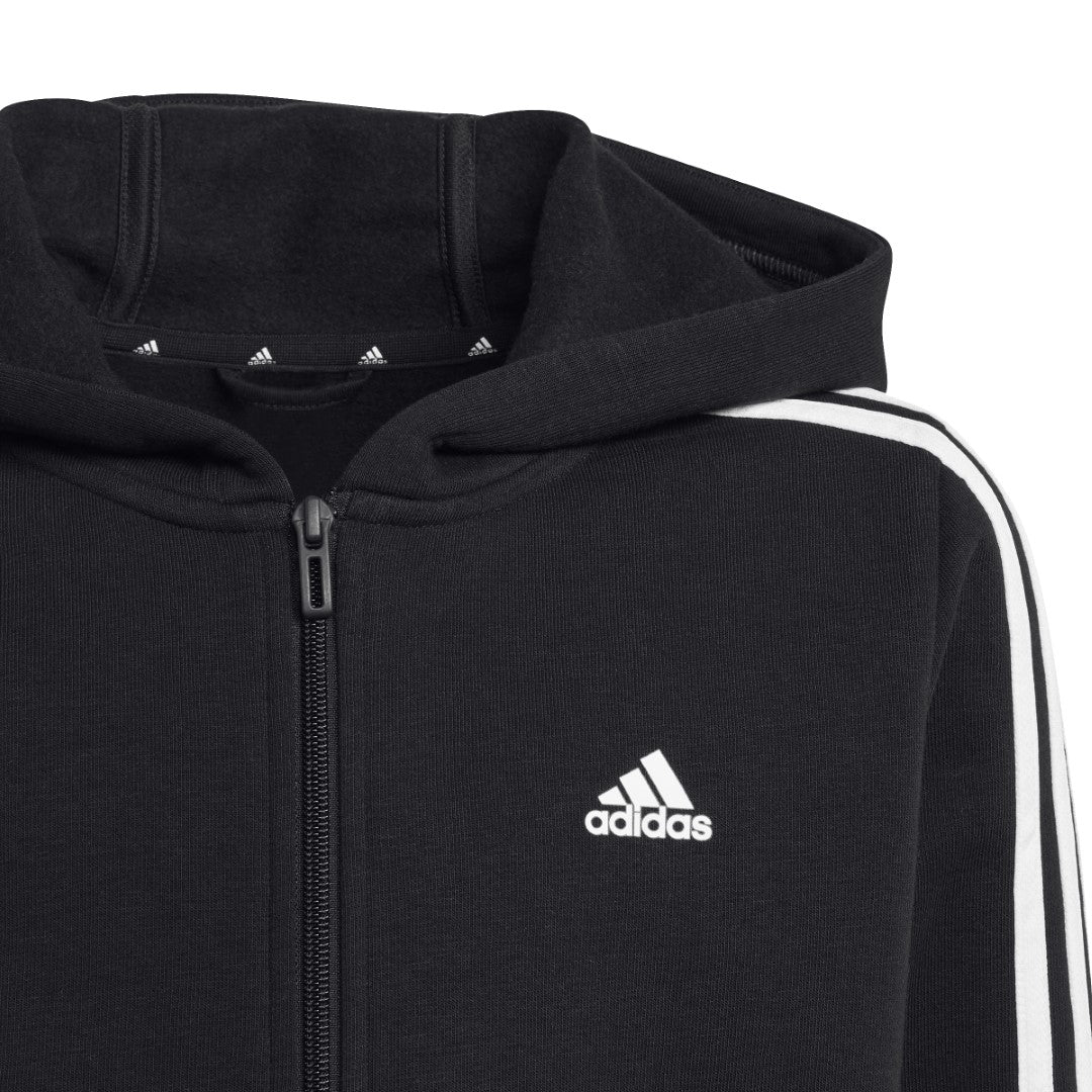 Essentials 3-Stripes Fleece Full-Zip Hoodie - Image 5