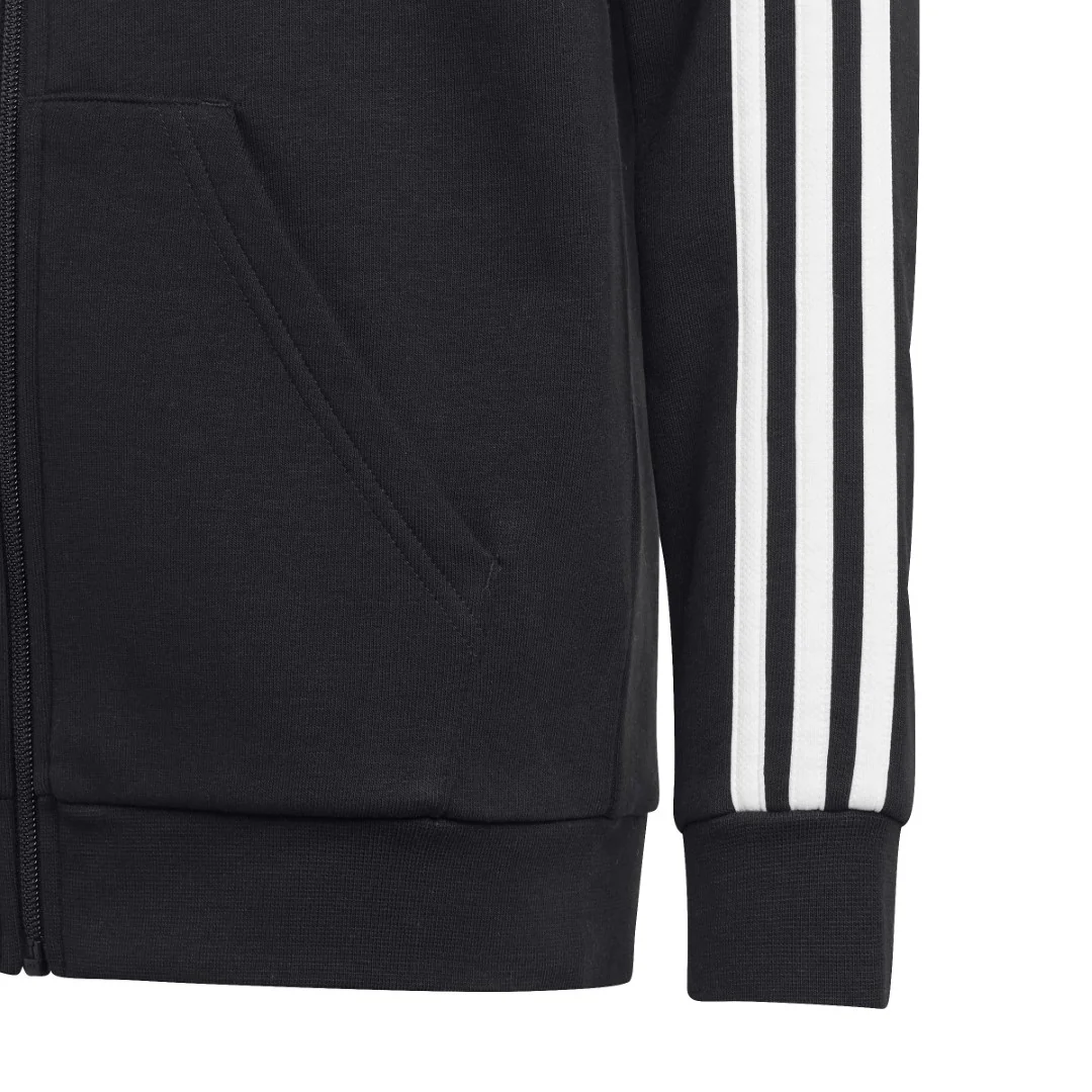 Essentials 3-Stripes Fleece Full-Zip Hoodie - Image 6