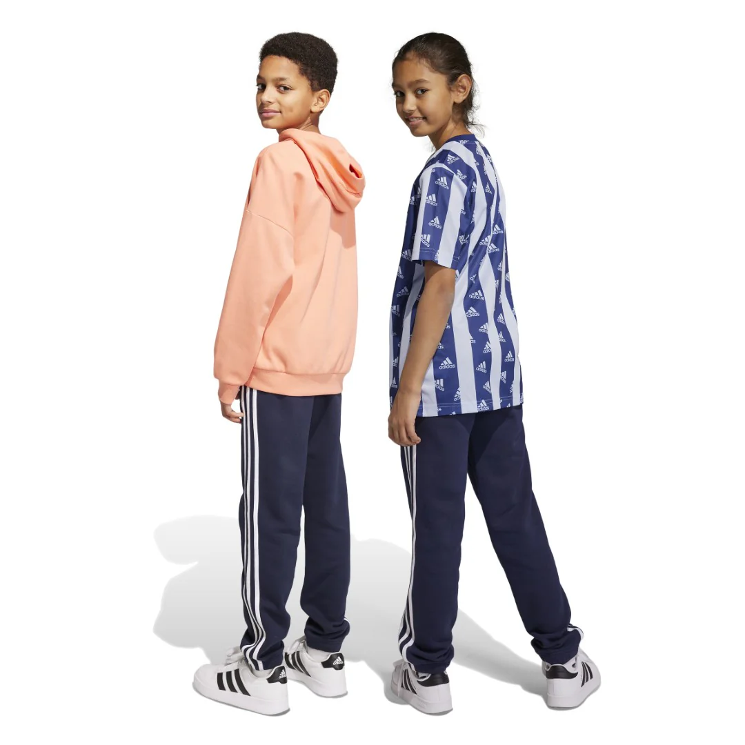 Essentials 3-Stripes Fleece Joggers - Image 2