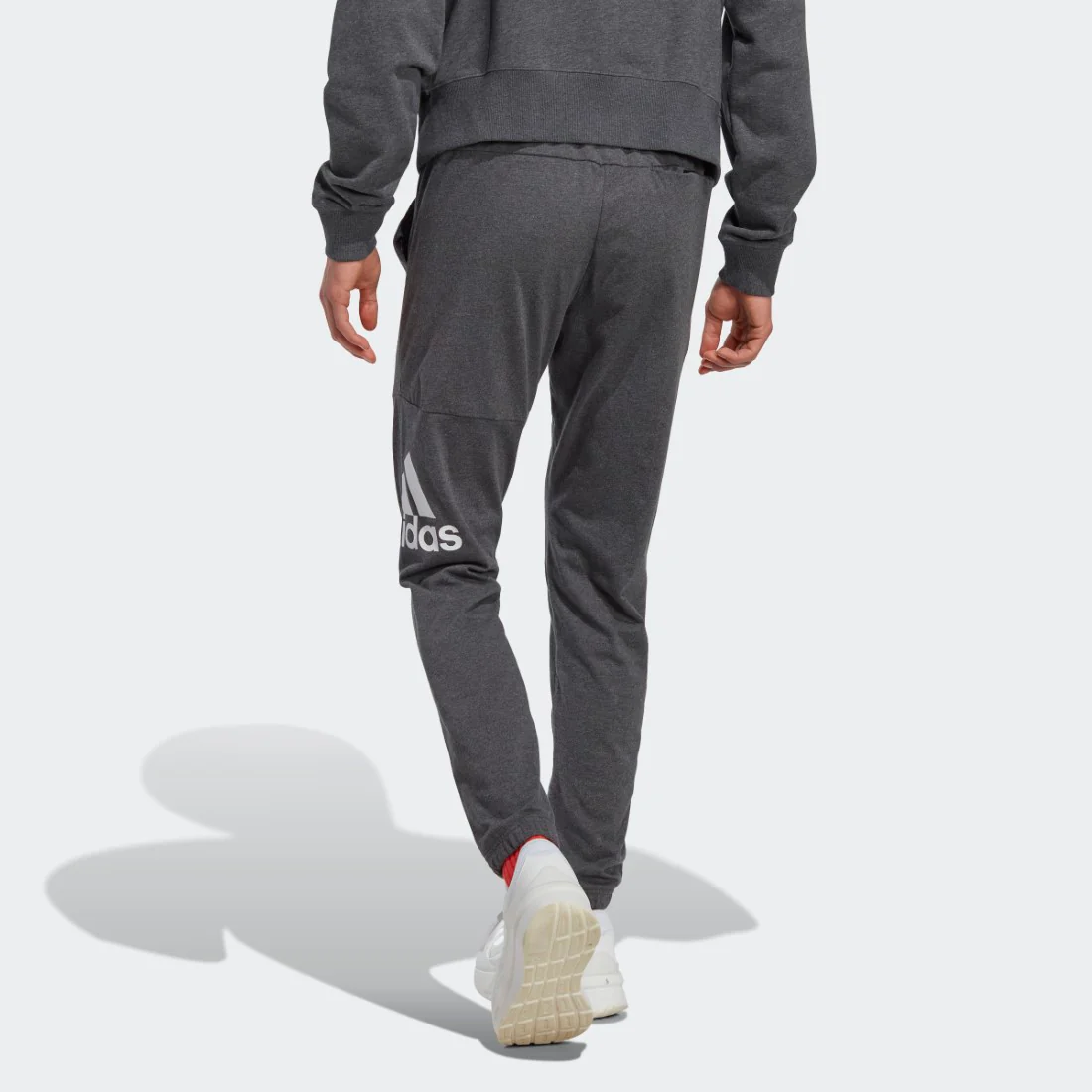 Essentials Single Jersey Tapered Badge Of Sport Joggers - Image 6