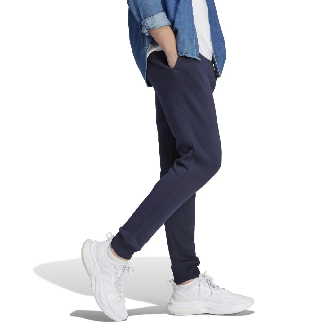 Essentials Fleece Tapered Cuff Big Logo Joggers - Image 3