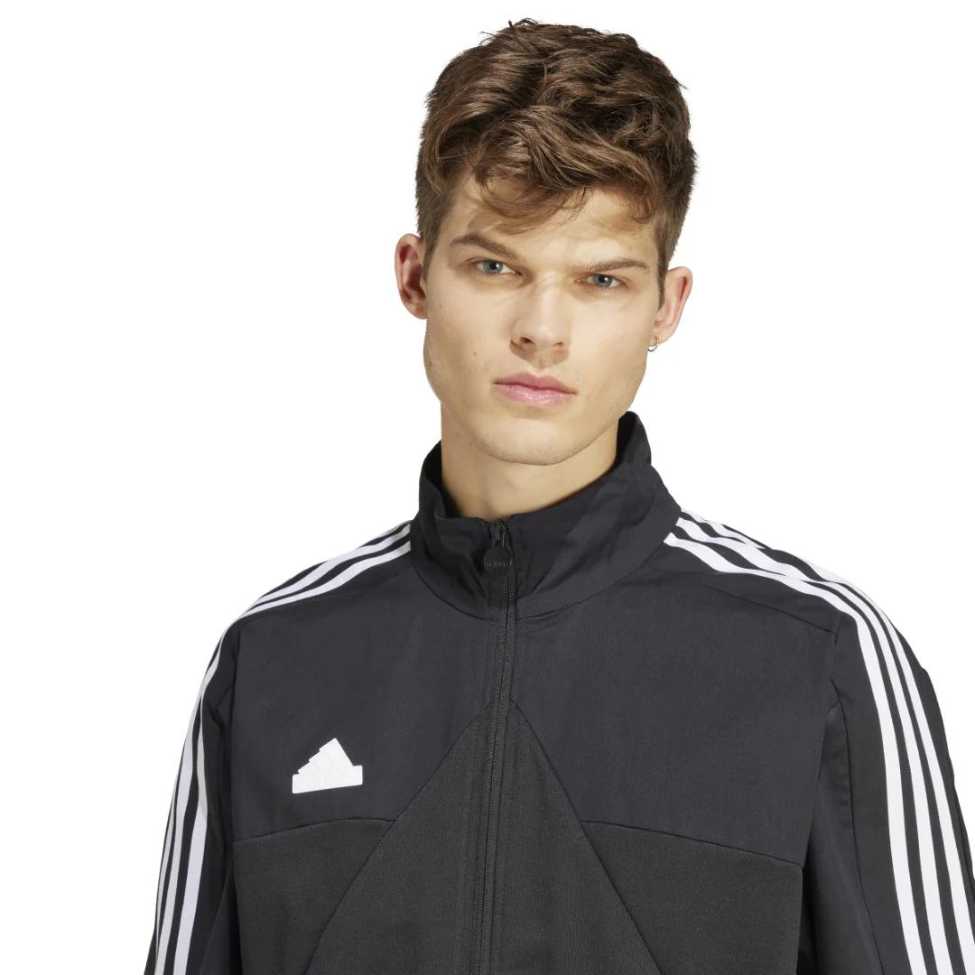 Tiro Material Mix Track Top - Image 3