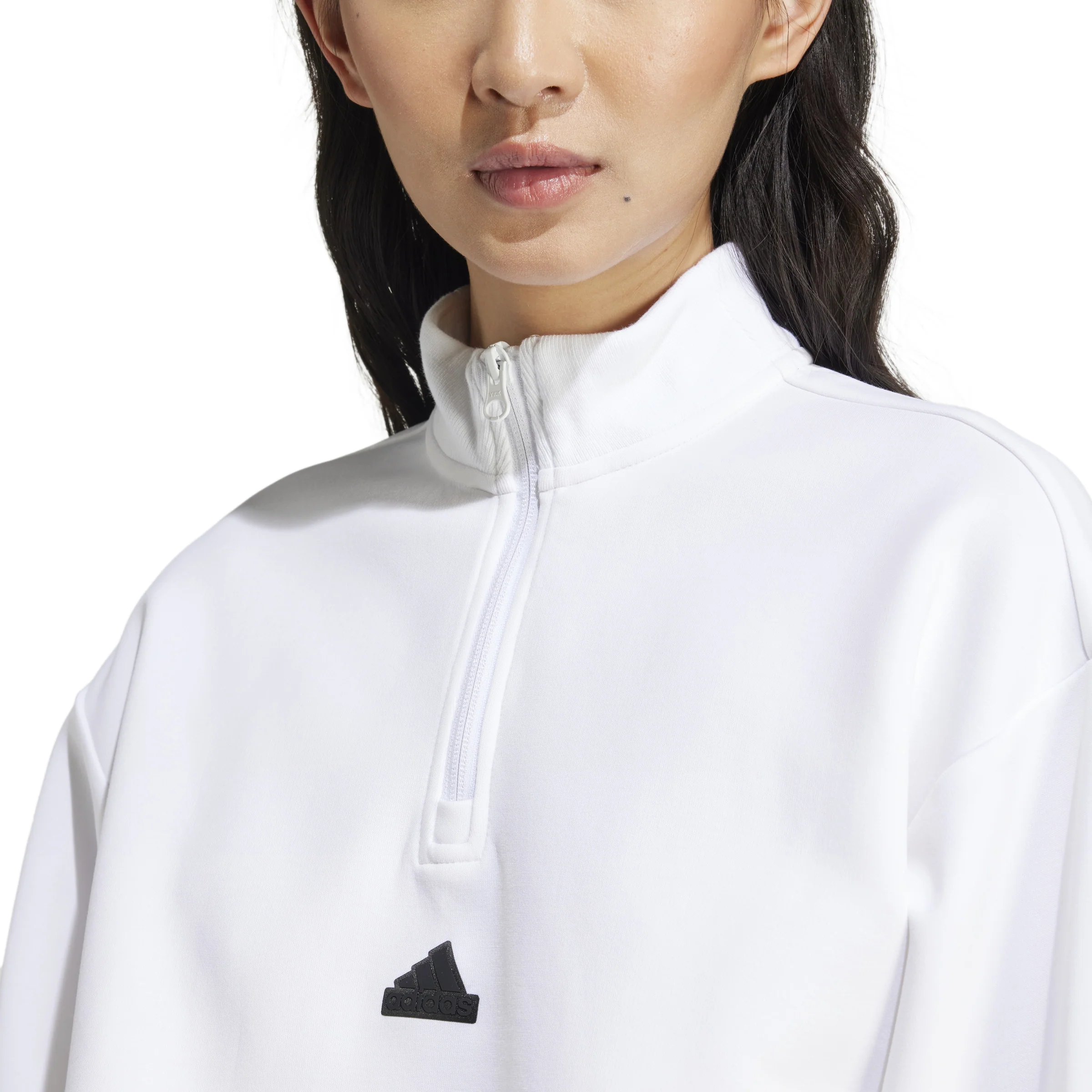 Future Icons Three Stripes 1/4 Zip Top - Image 3
