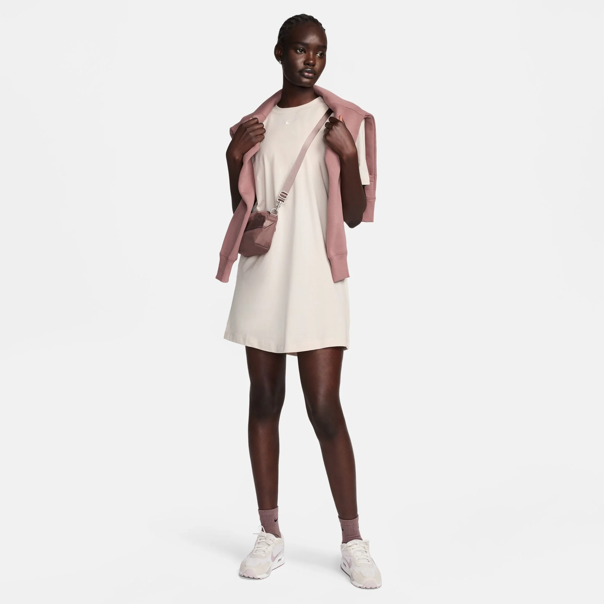 Sportswear Chill Knit Oversized T-Shirt Dress - Image 3