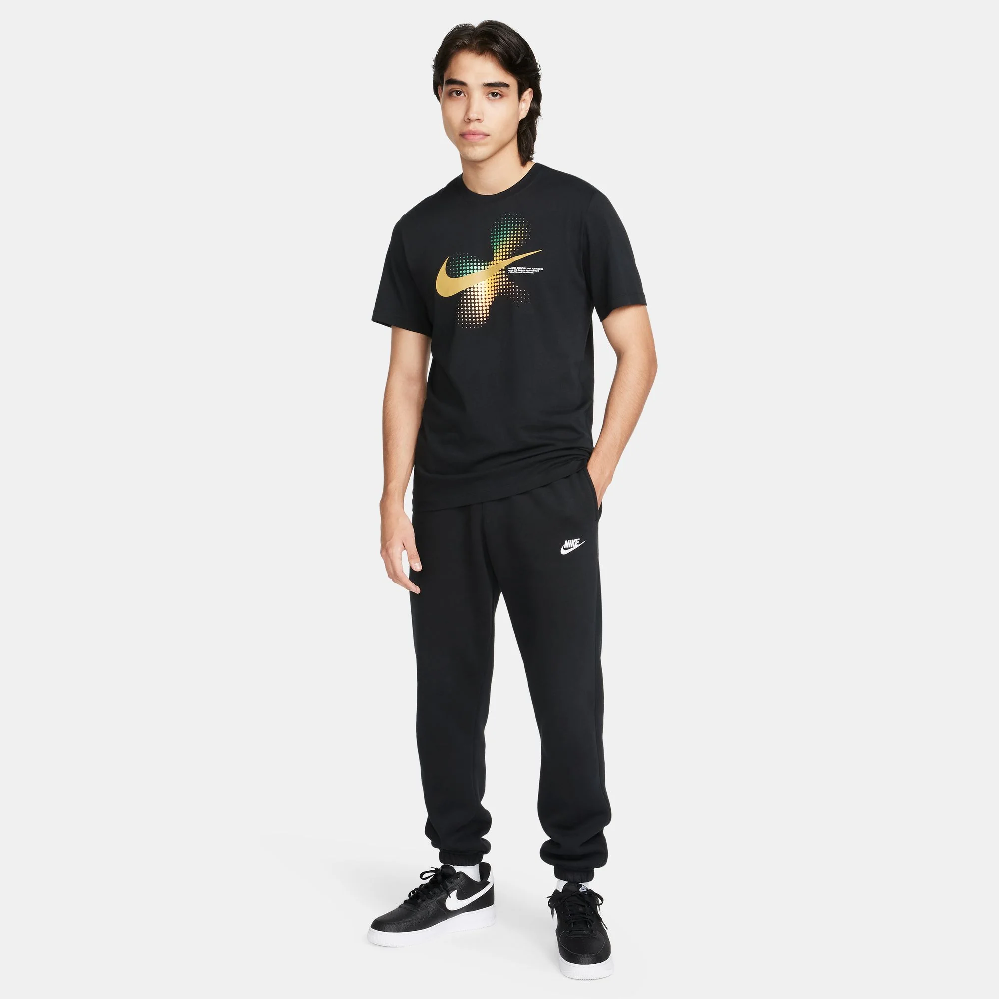 Swoosh Dots Graphic T-shirt - Image 5