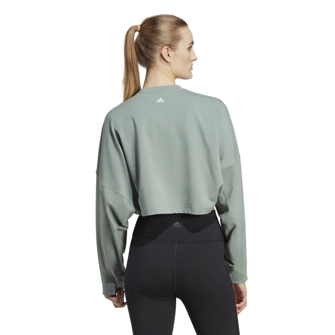 Yoga Studio Crop Sweatshirt - Image 2