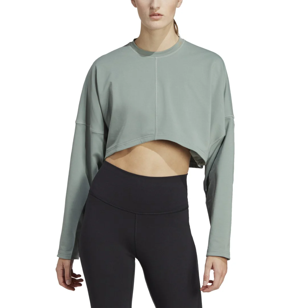 Yoga Studio Crop Sweatshirt - Image 4