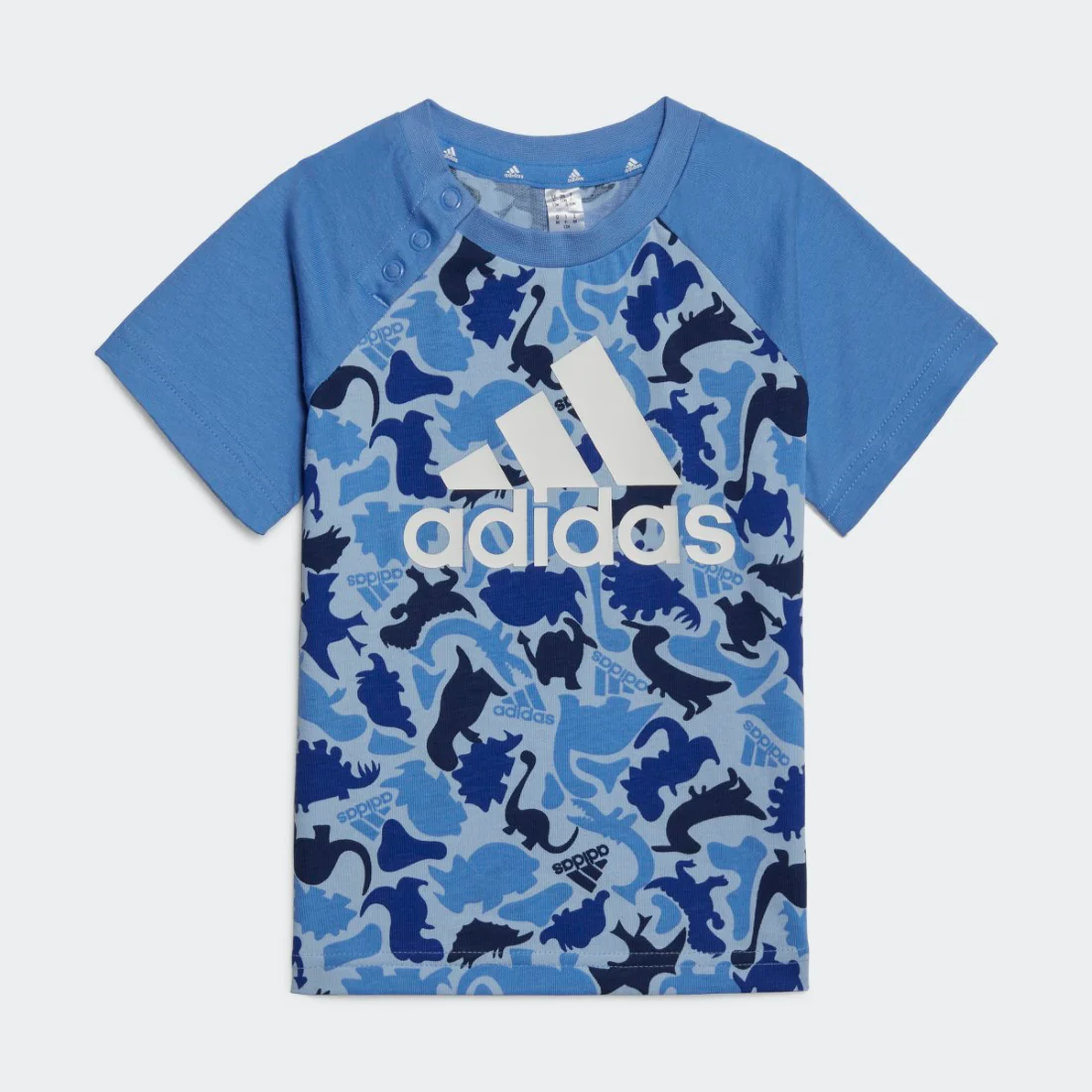 Dino Camo Allover Print Tee and Short Set - Image 2