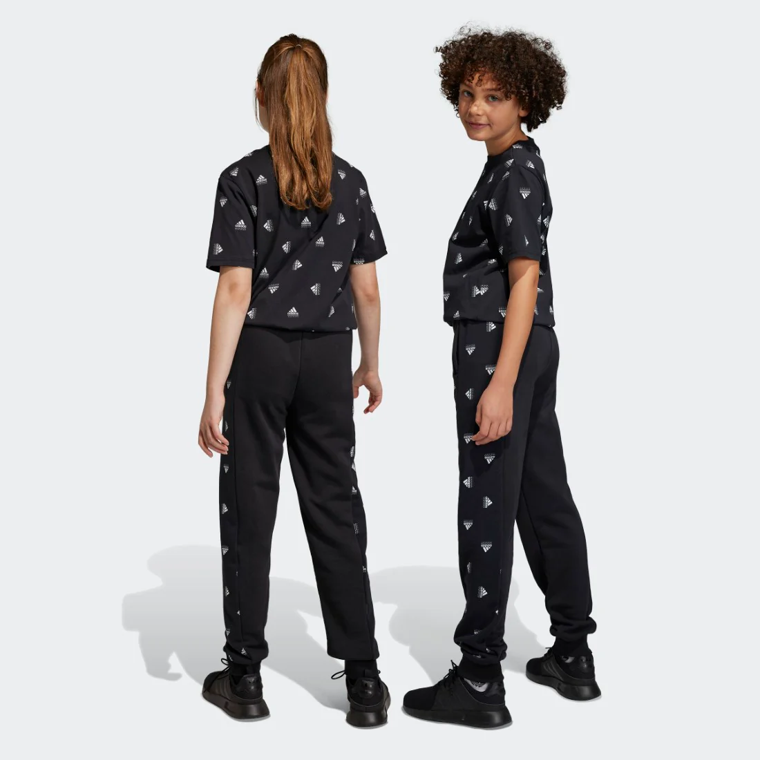 Brand Love Side Insert Print Joggers - Image 2