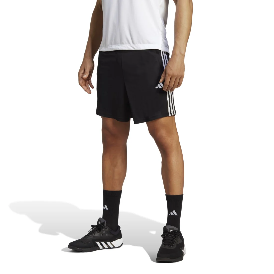 Train Essentials Piqué 3-Stripes Training Shorts