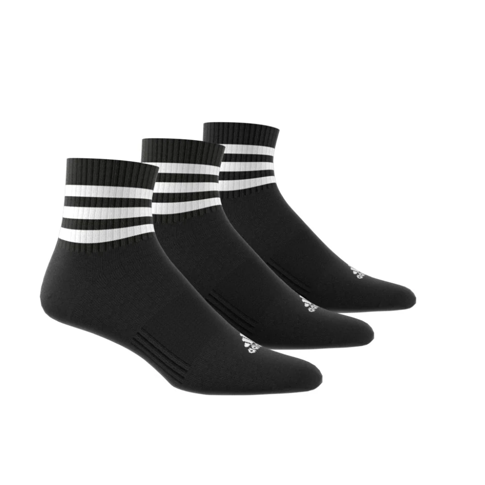 3-Stripes Cushioned Sportswear Mid-Cut Socks 3 Pairs - Image 4