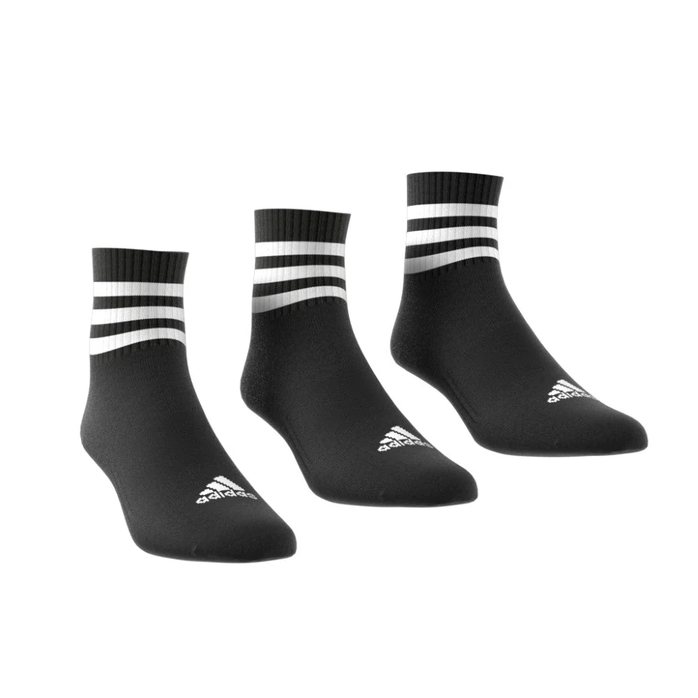 3-Stripes Cushioned Sportswear Mid-Cut Socks 3 Pairs - Image 6