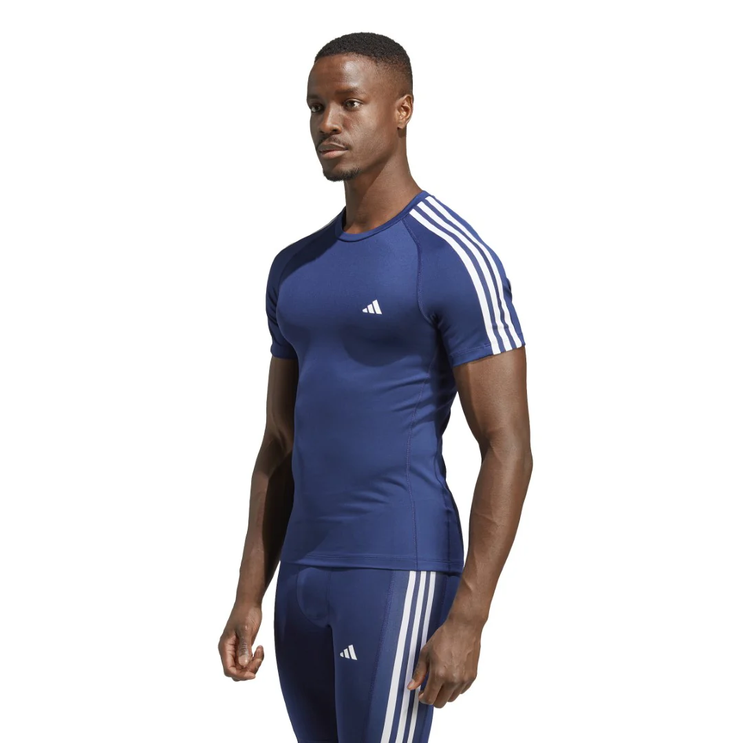 Techfit 3-Stripes Training T-Shirt