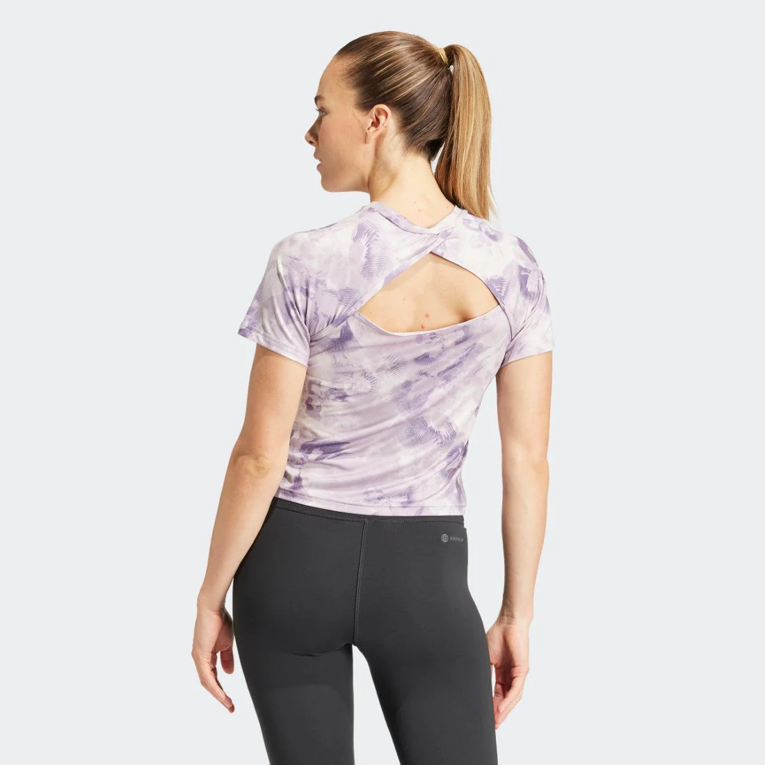 Train Essentials AOP Flower Tie-Dye T-Shirt - Image 2