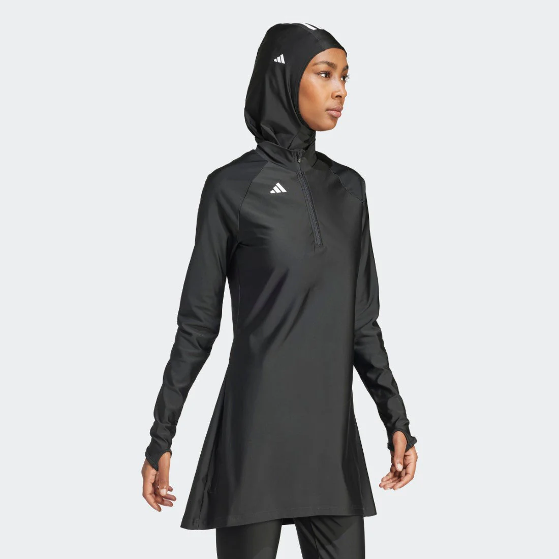 3-Stripes Swim Long Sleeve Top - Image 2