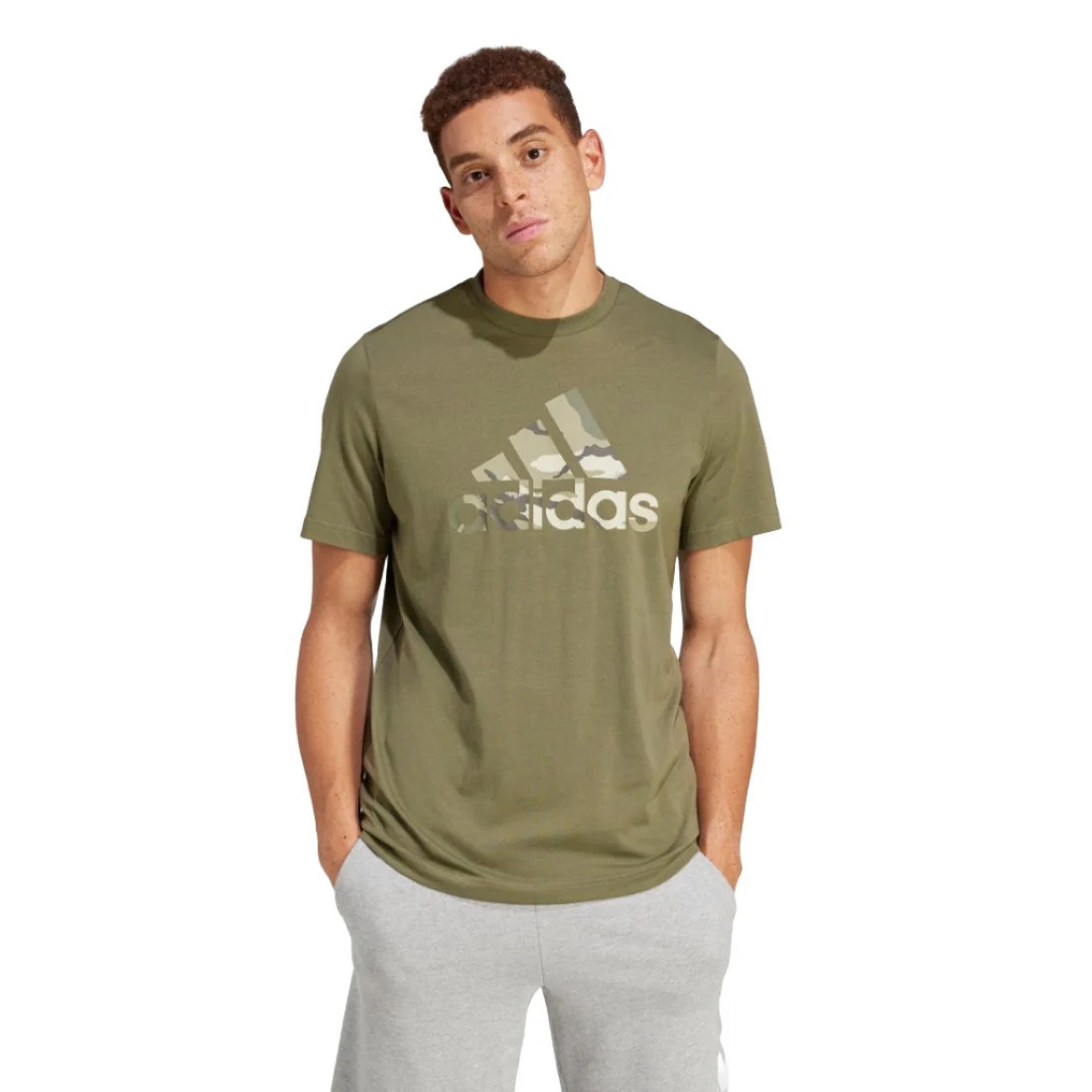 Camo Badge of Sport Graphic T-Shirt