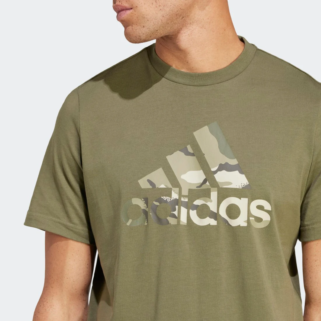 Camo Badge of Sport Graphic T-Shirt - Image 4