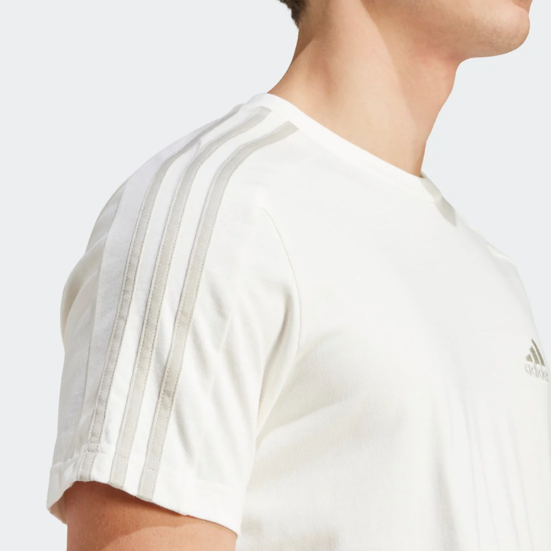 Essentials Single Jersey 3-Stripes T-Shirt - Image 5