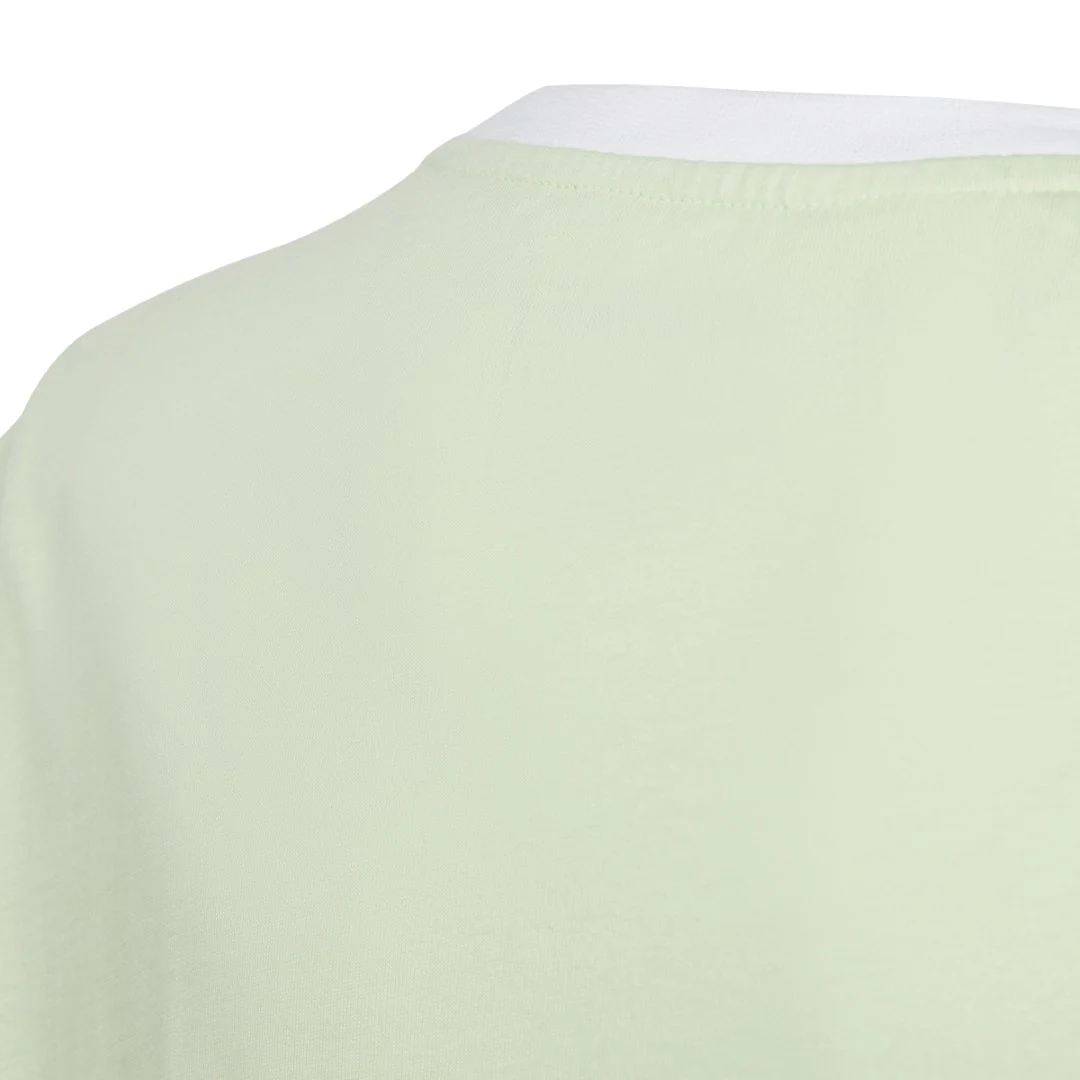 Essentials 3-Stripes Cotton Loose Fit Boyfriend T-Shirt - Image 4