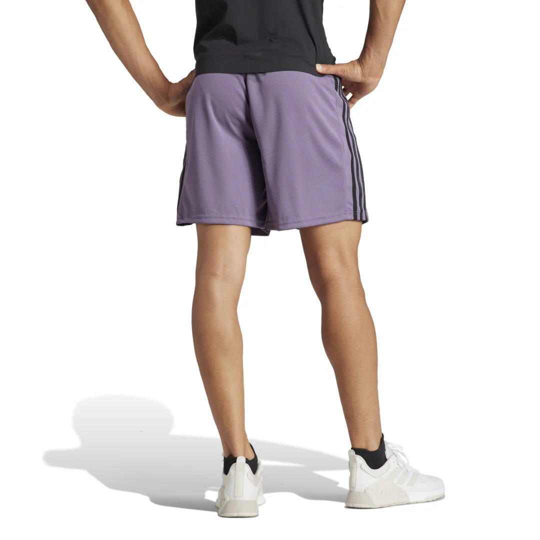 Train Essentials Piqué 3-Stripes Training Shorts - Image 2