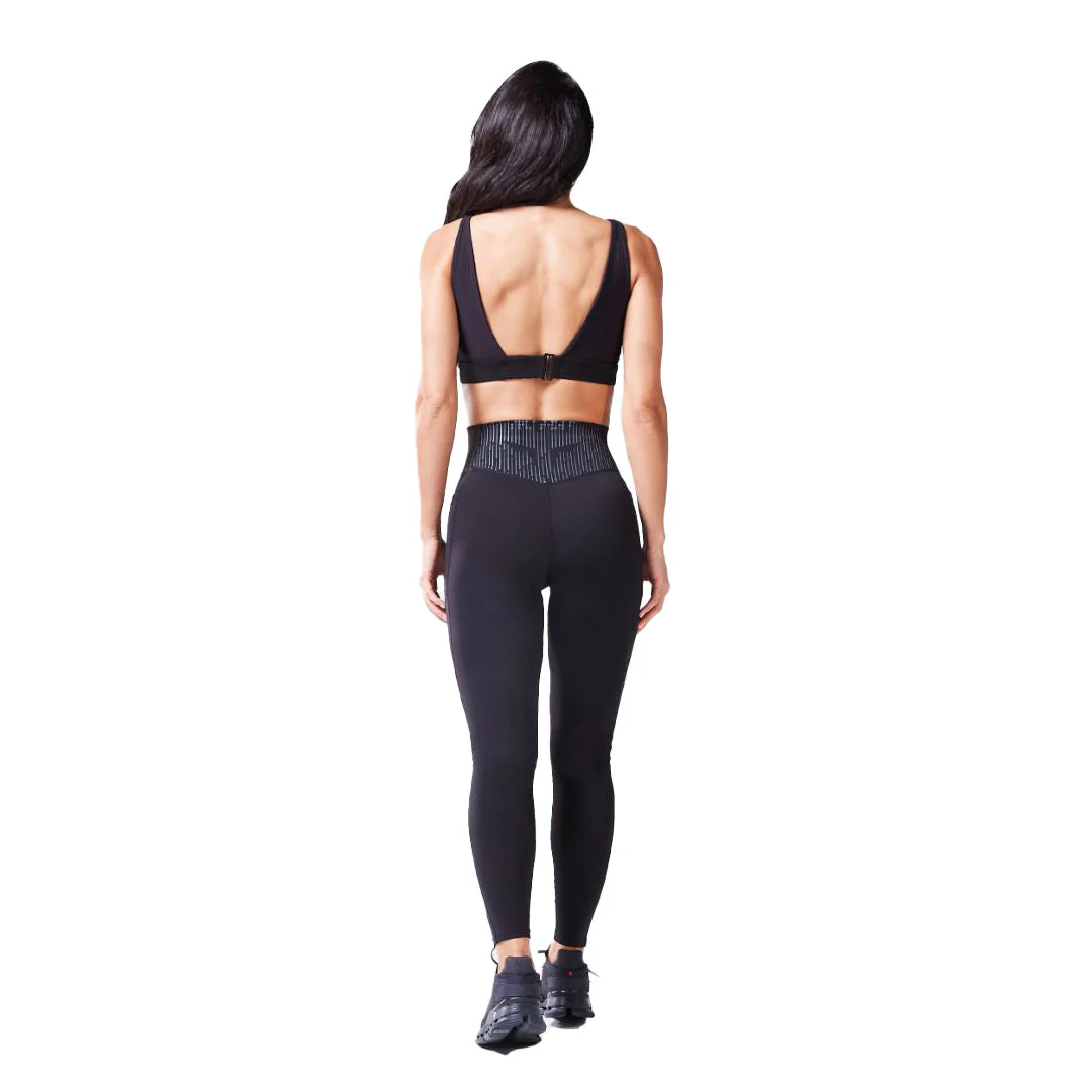 Code Ribbed Asymmetric Sports Bra - Image 5