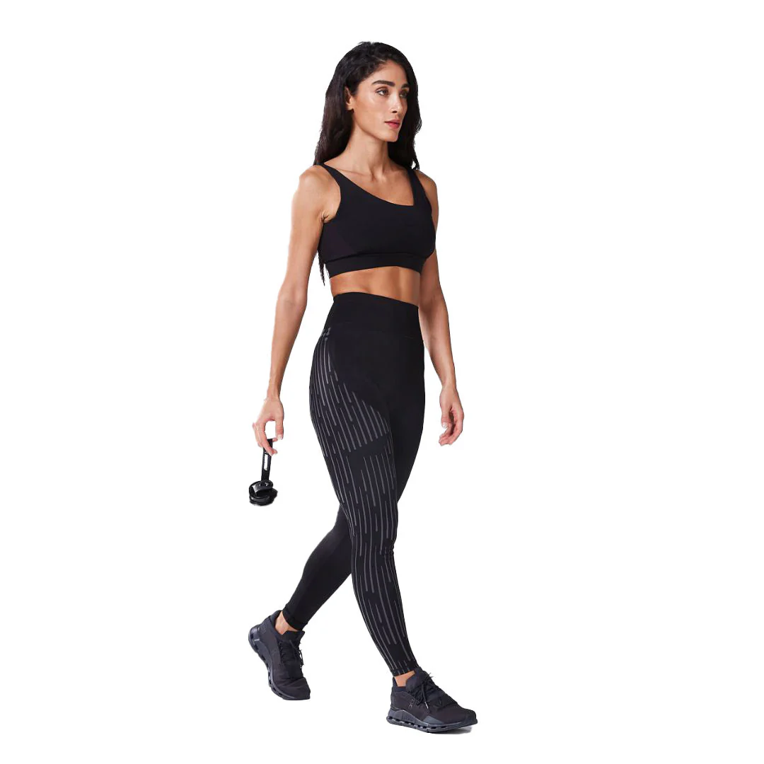 Code Asymmetric Graphic Leggings - Image 3