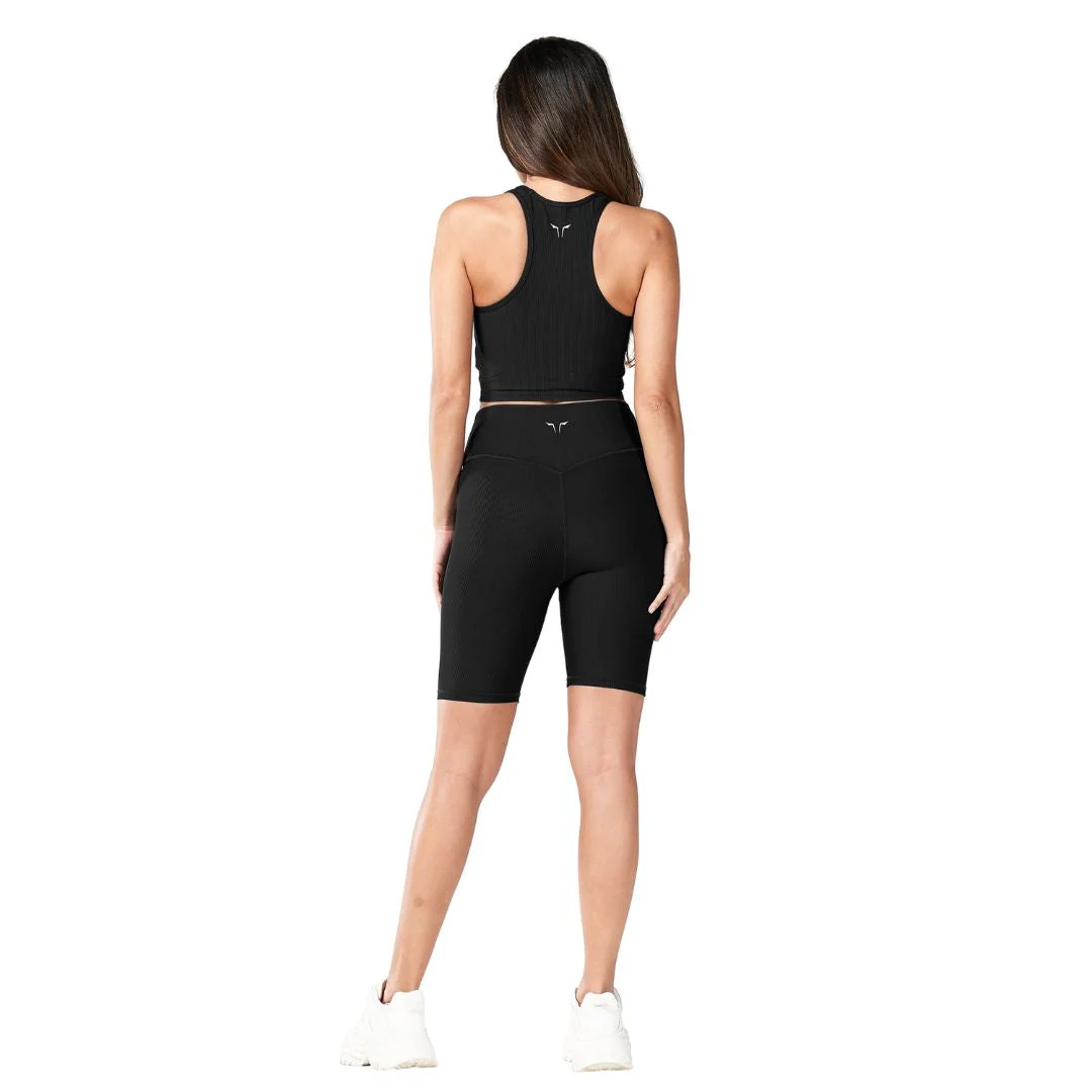Code Ribbed Crop Tank Top - Image 6