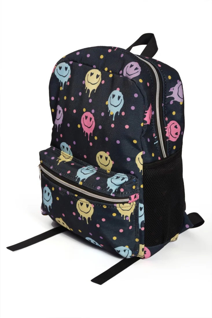 Rainbow Smiley Small Backpack - Image 2