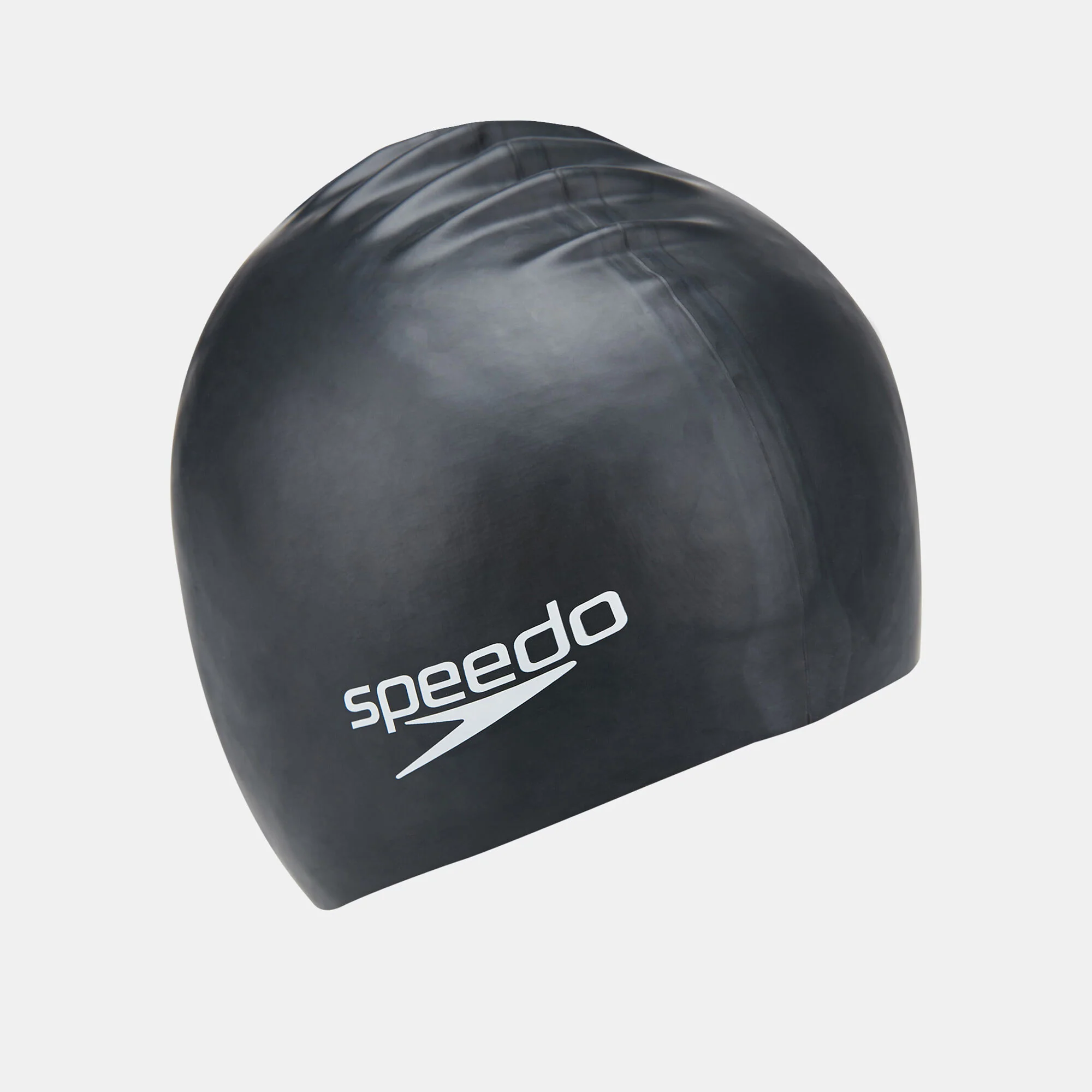 Plain Flat Silicone Swimming Cap - Image 2