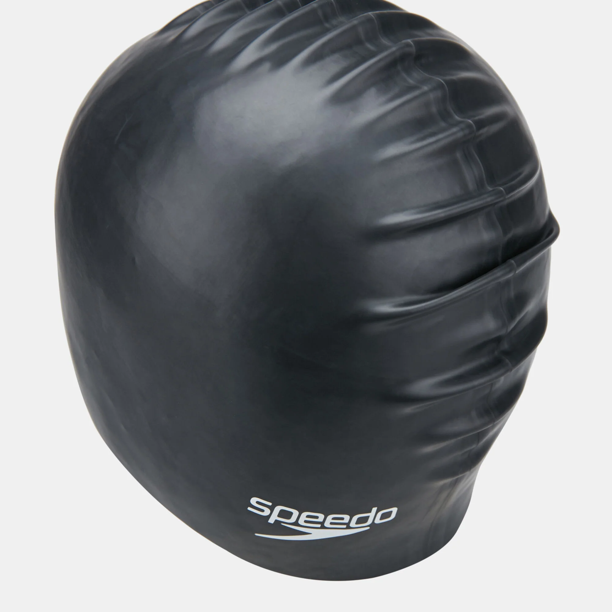 Plain Flat Silicone Swimming Cap - Image 3