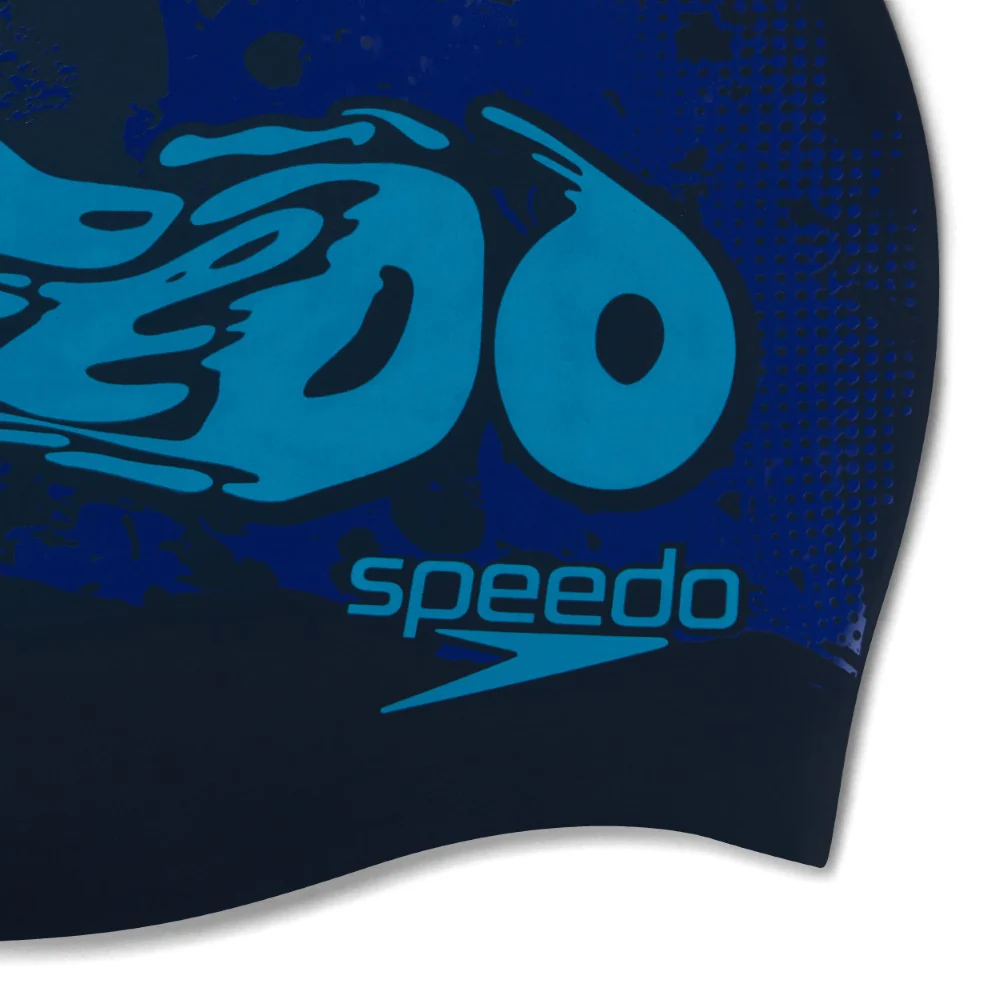 Printed Silicone Swimming Cap - Image 2