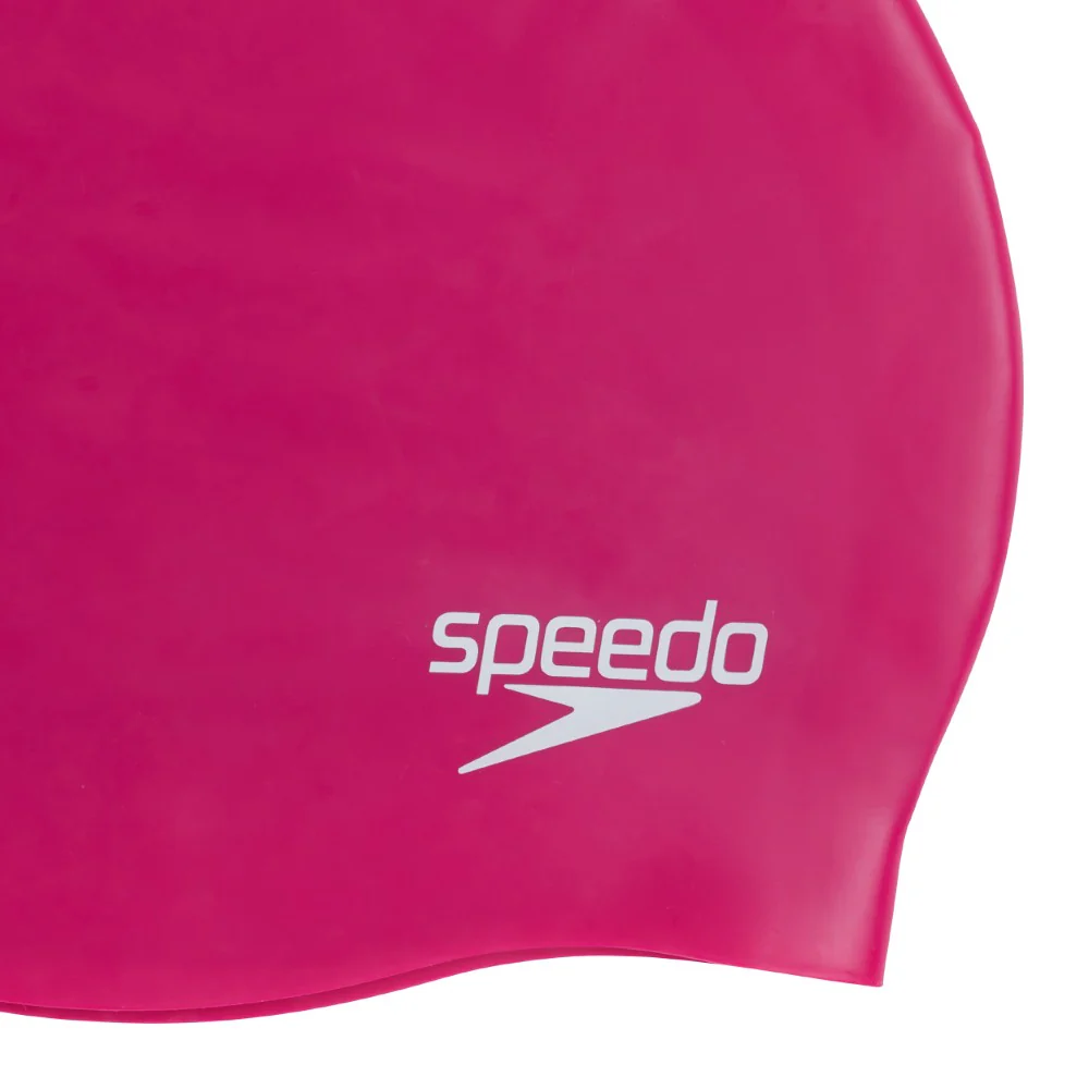 Plain Moulded Silicone Swimming Cap - Image 2