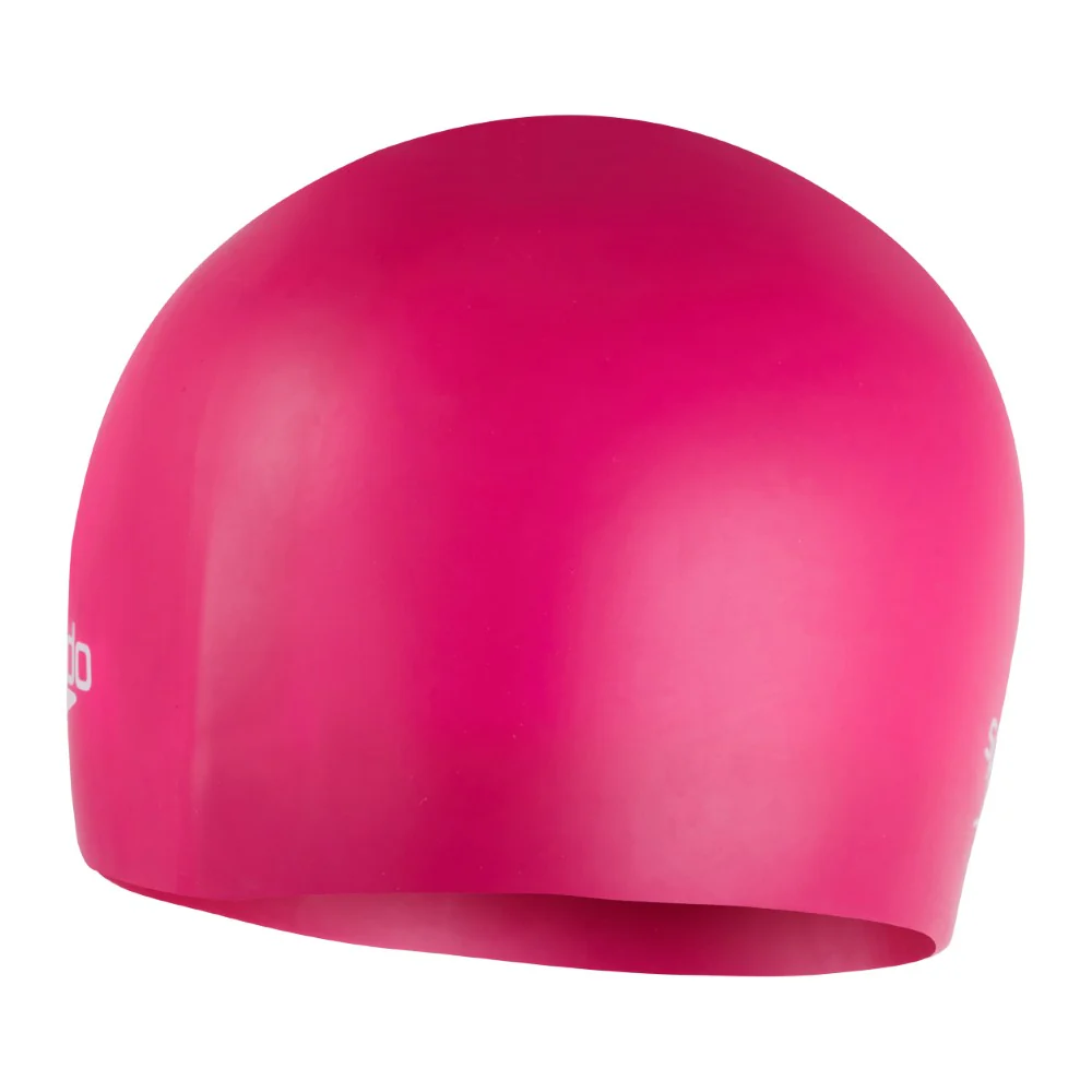 Plain Moulded Silicone Swimming Cap - Image 3
