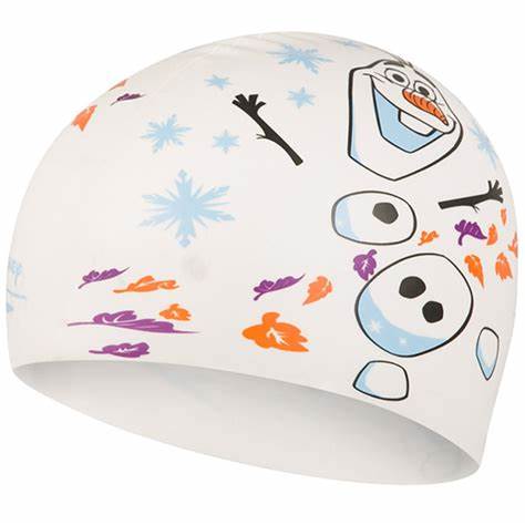 Frozen 2 Olaf Slogan Swimming Cap - Image 2