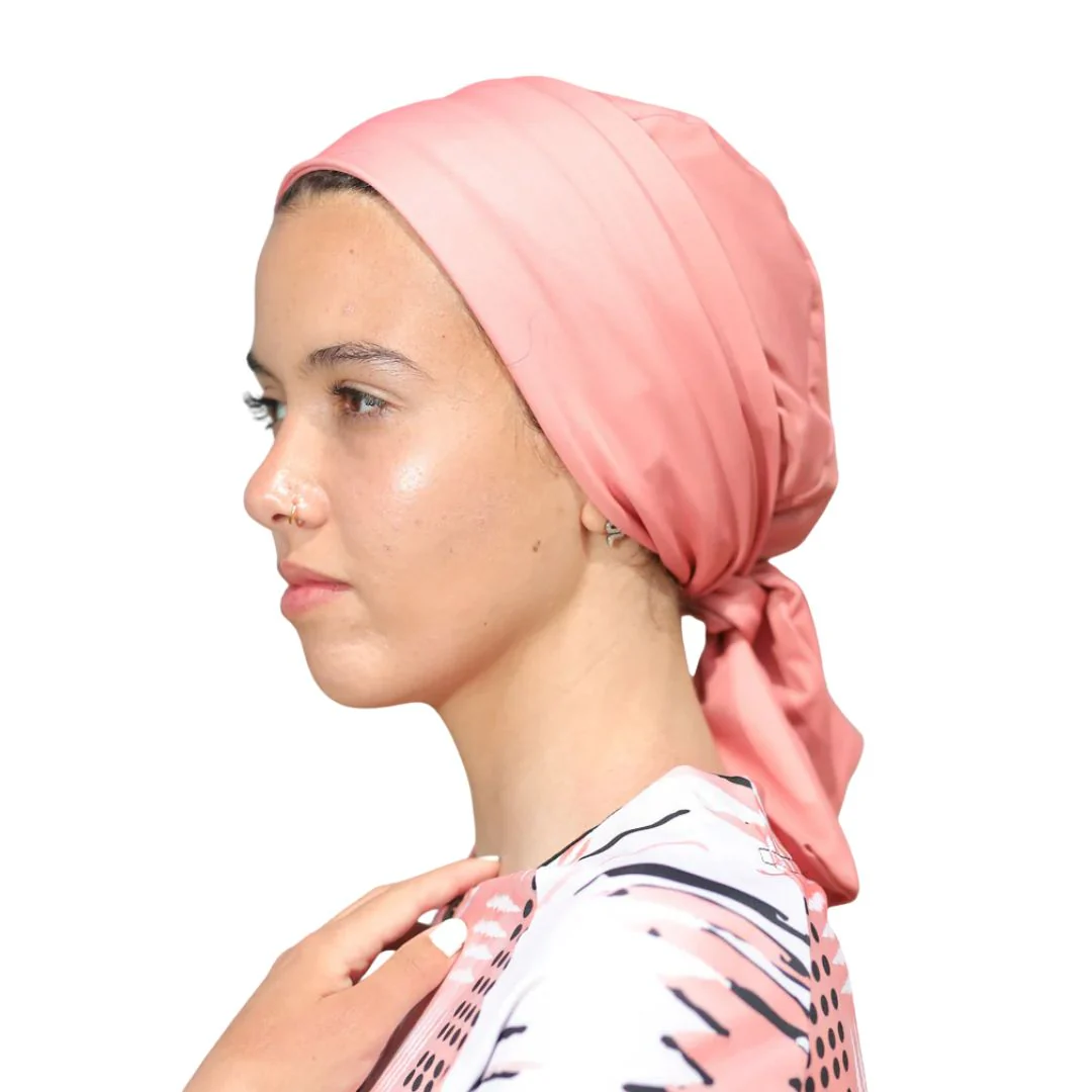 Bold Peach Turban