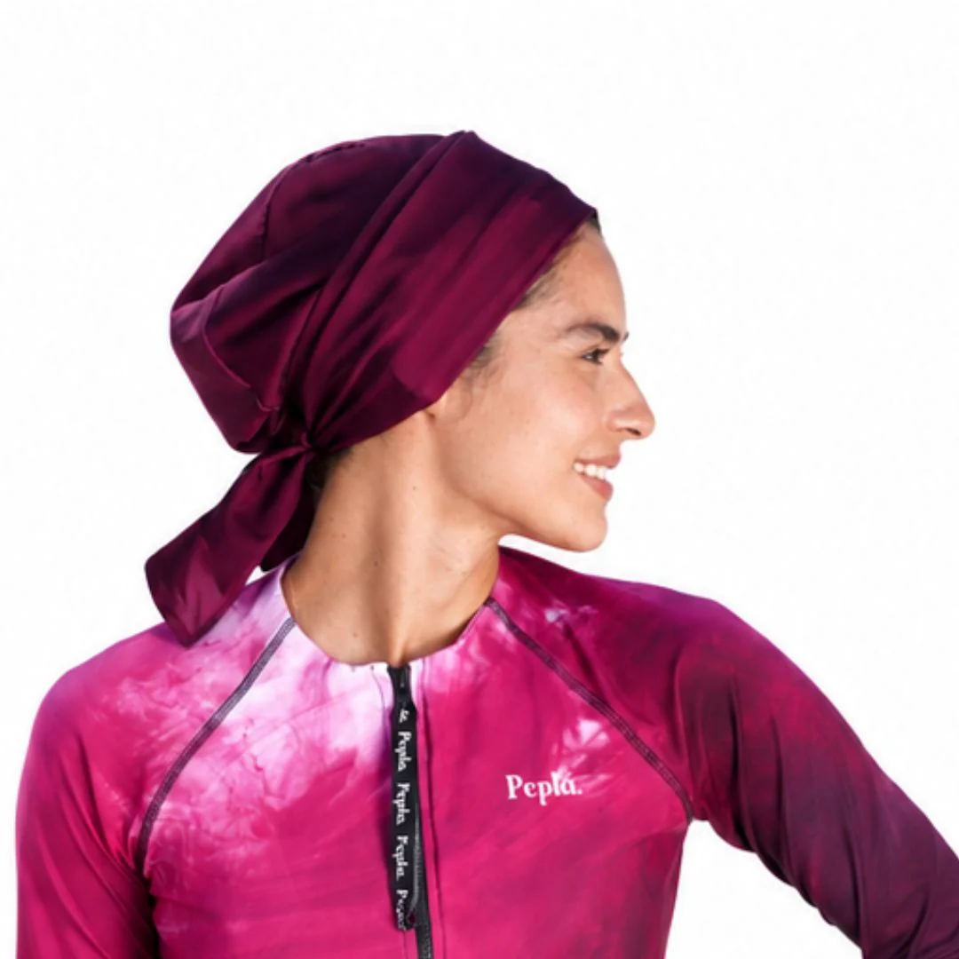 Burgundy Turban