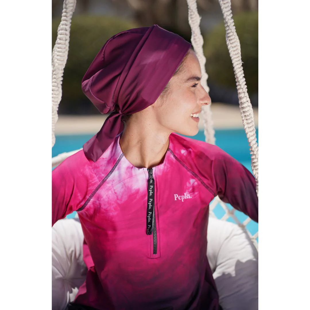 Burgundy Turban - Image 2