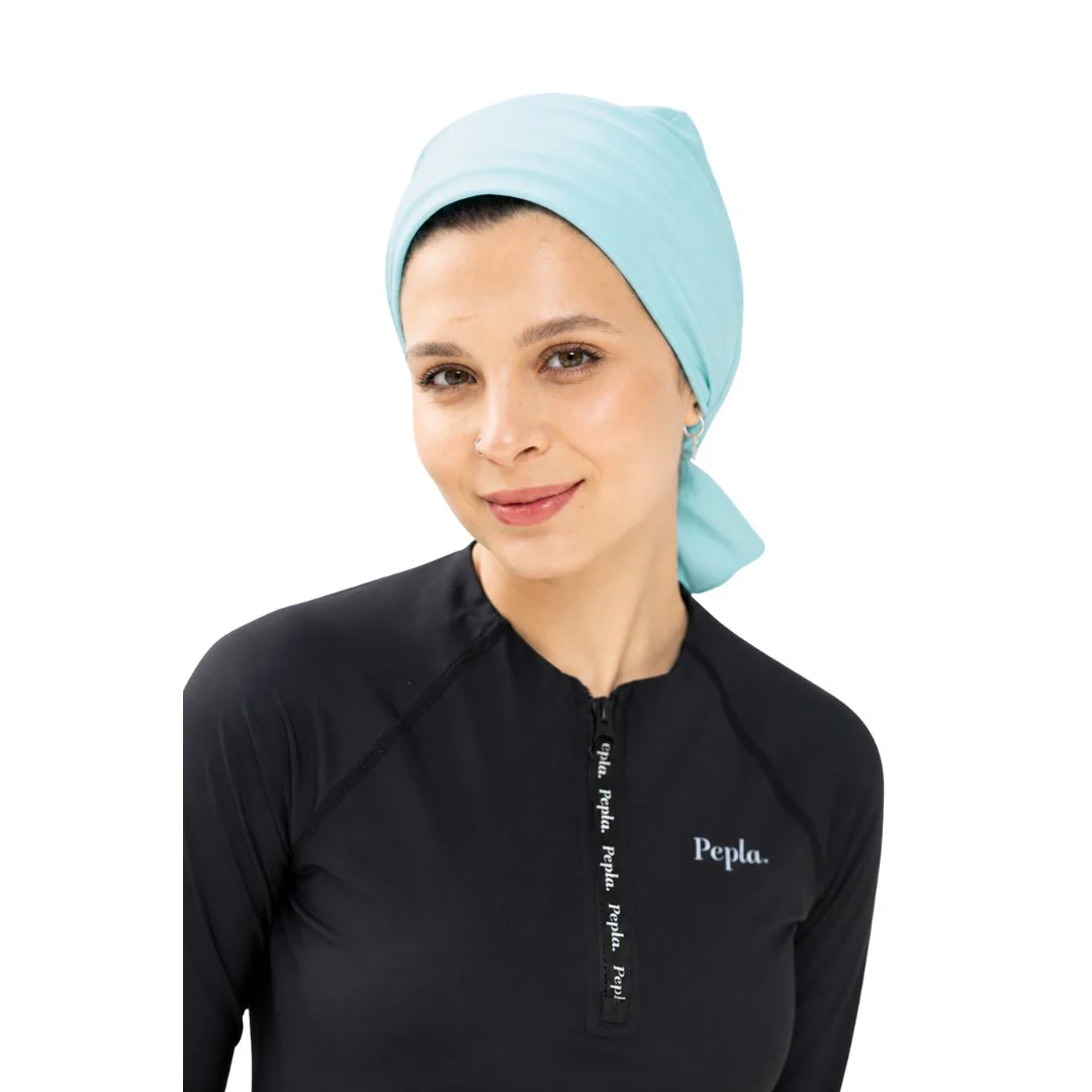 Teal Leaf Turban