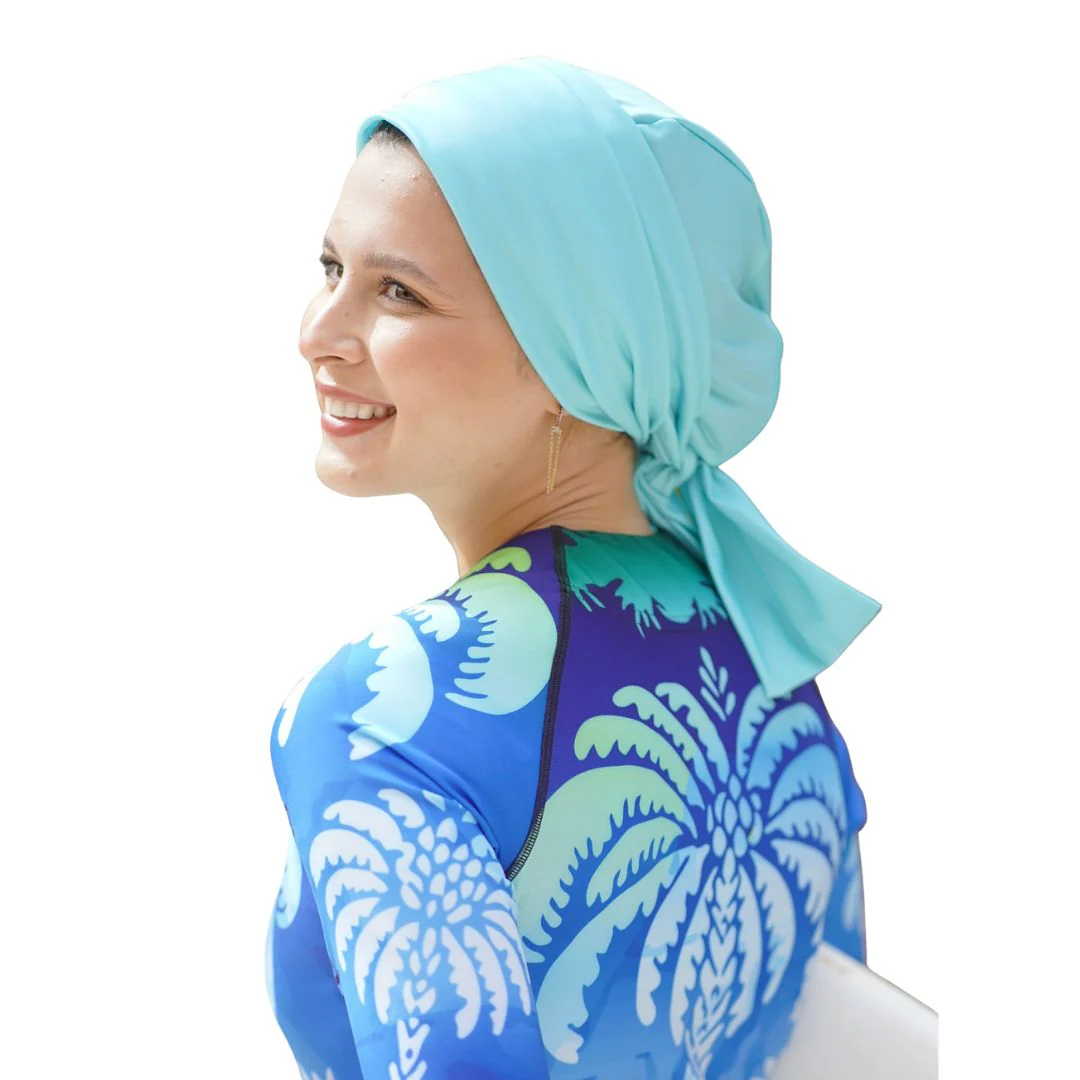 Teal Leaf Turban - Image 2