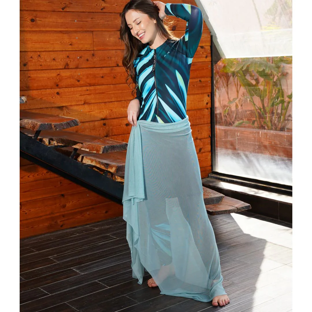 Green Botanical Rashguard - Image 3