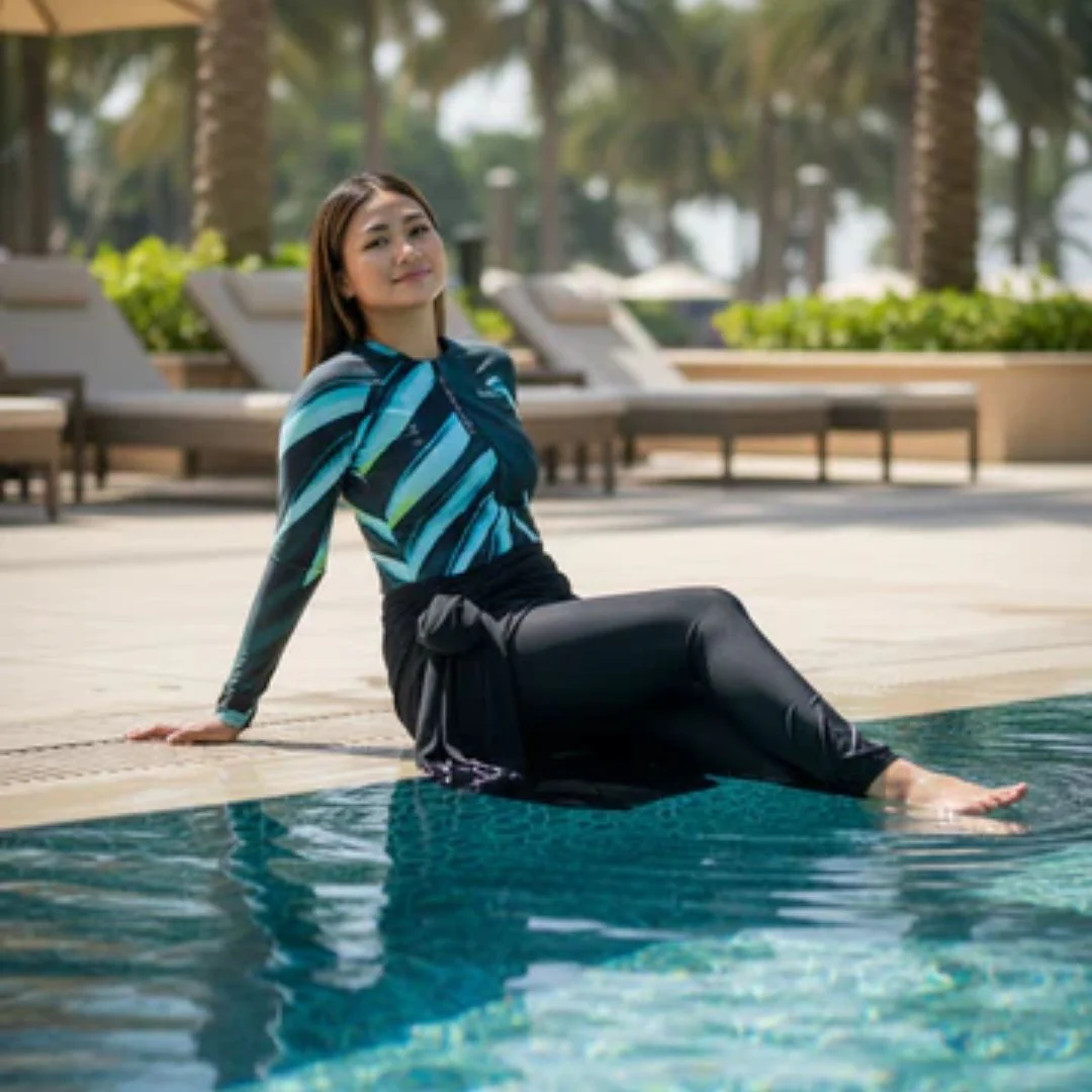 Green Botanical Rashguard - Image 4
