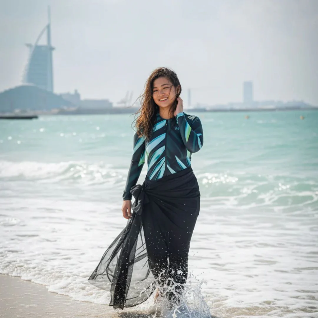 Green Botanical Rashguard - Image 5
