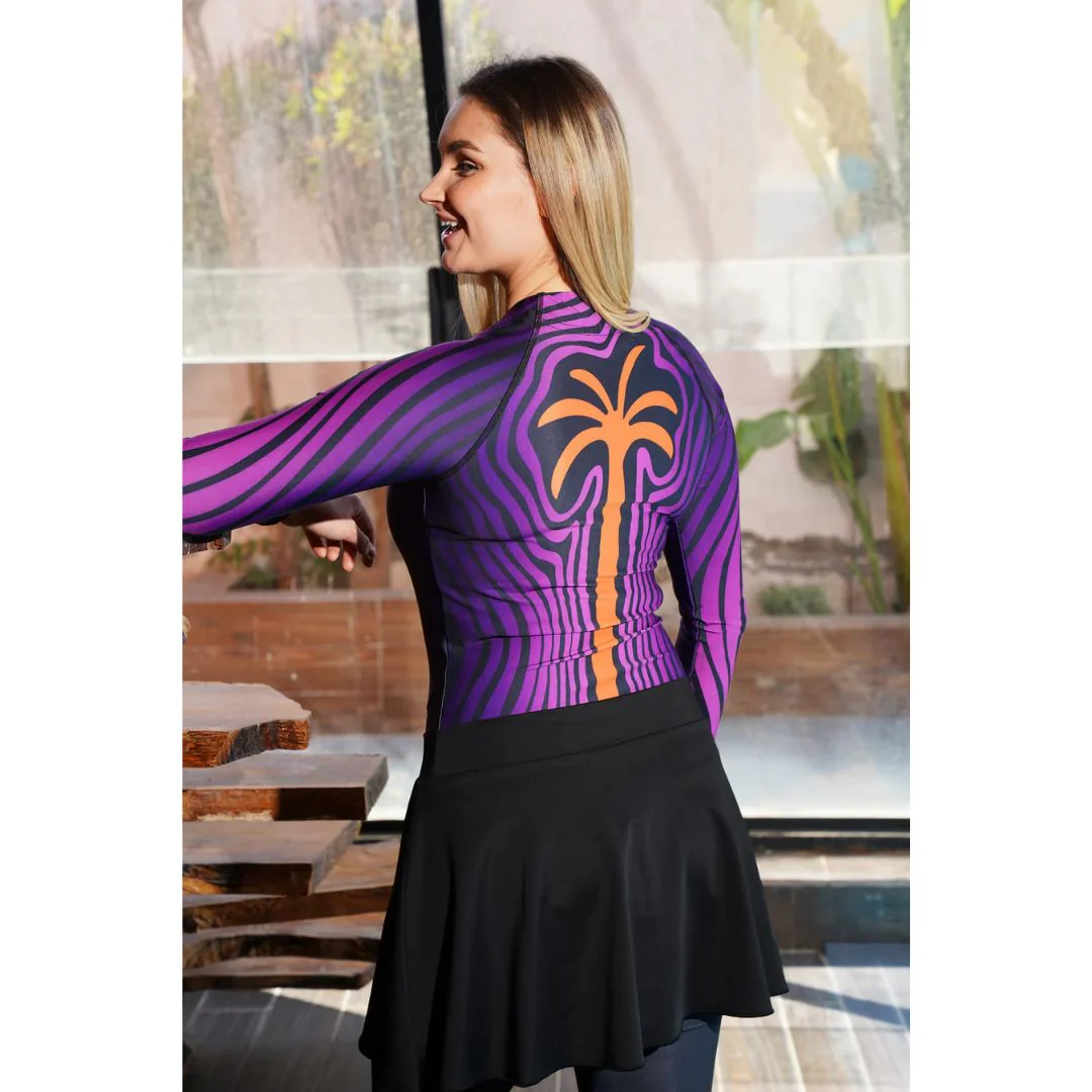 Retro Palm Rashguard - Image 4