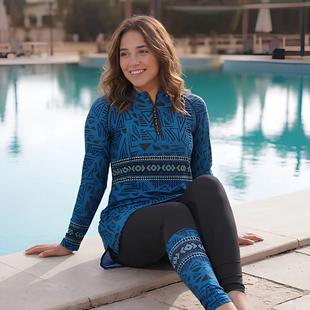 Boho Hemline Long Rashguard - Image 2