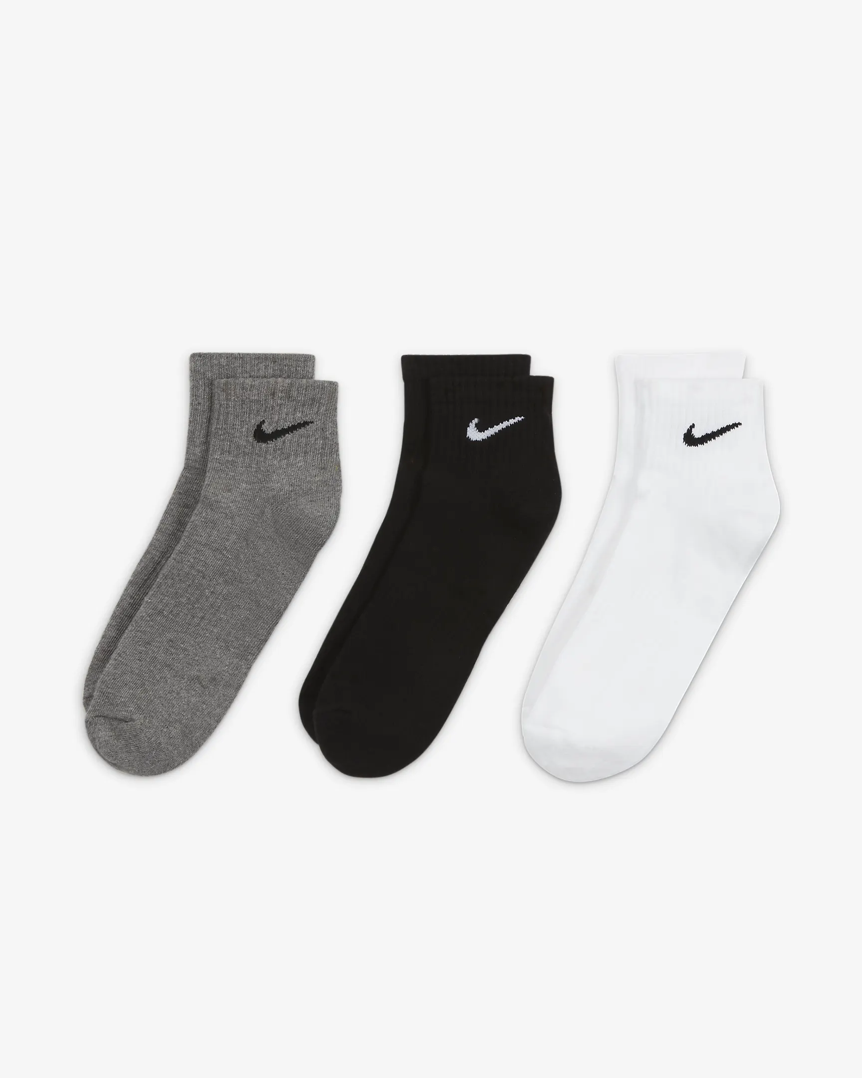 Everyday Cushioned Training Ankle Socks (3 Pairs) - Image 2