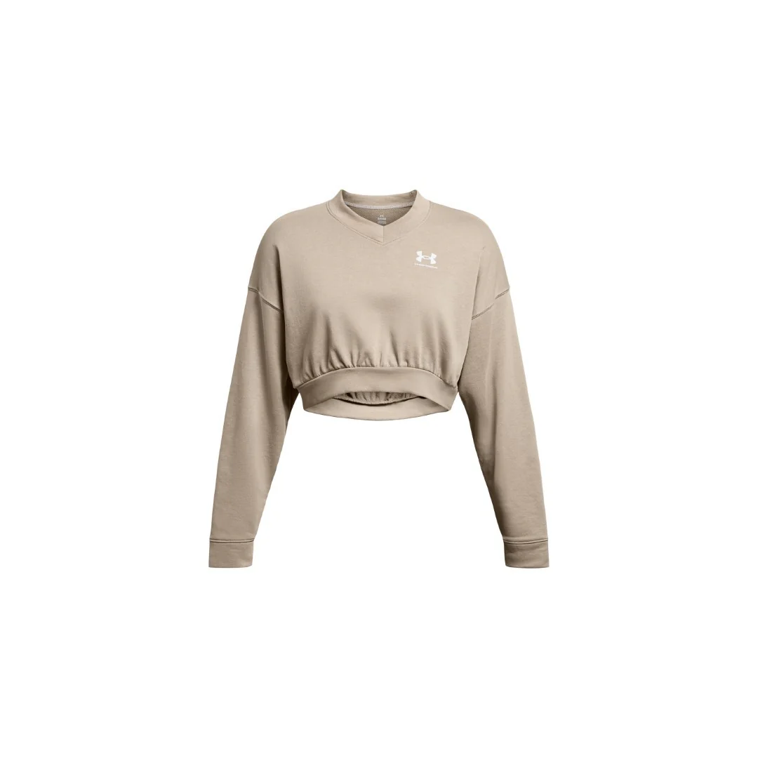 Rival Terry Oversized Crop Sweatshirt - Image 4