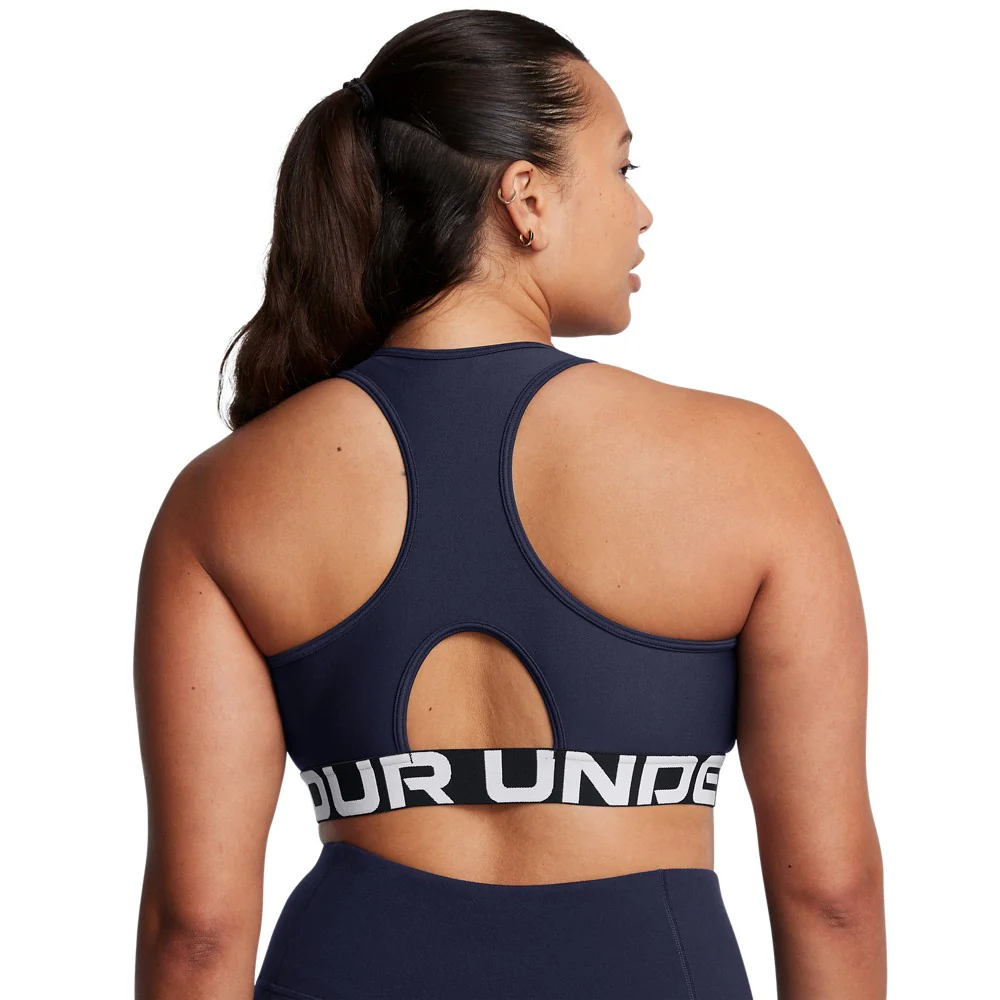 HeatGear® Armour Mid Branded Sports Bra - Image 10