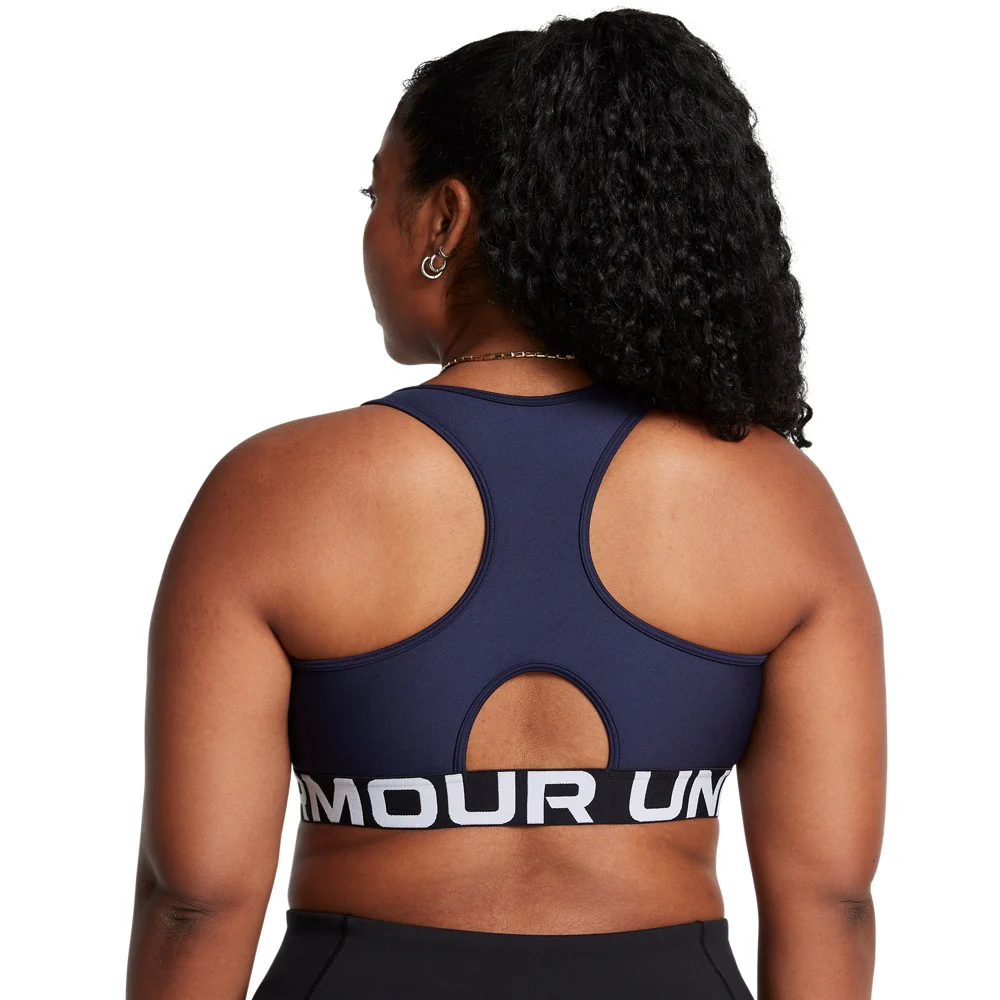 HeatGear® Armour Mid Branded Sports Bra - Image 13