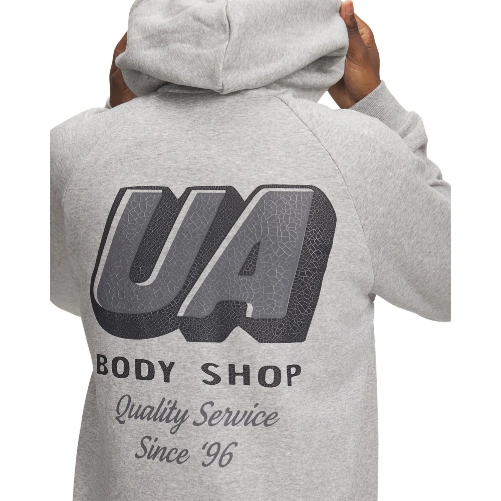 UA Rival Fleece HBR Logo Hoodie - Image 3